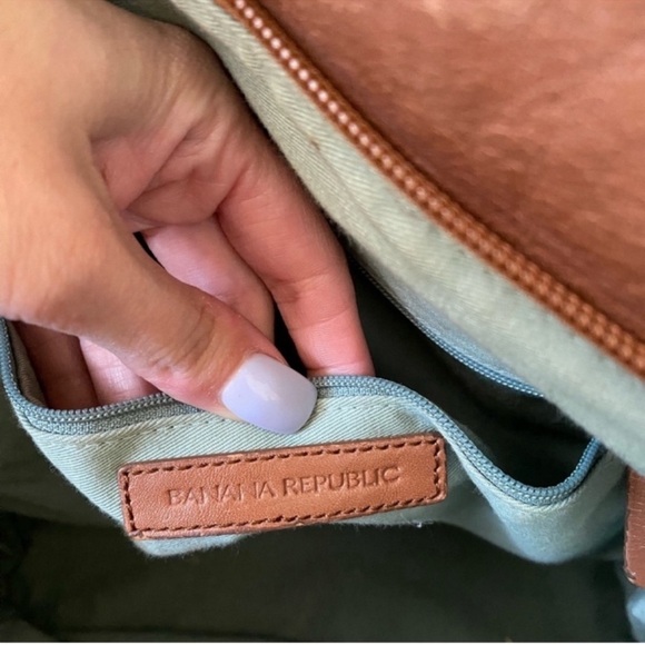 Banana Republic Tan Leather Handbag - Picture 6 of 10